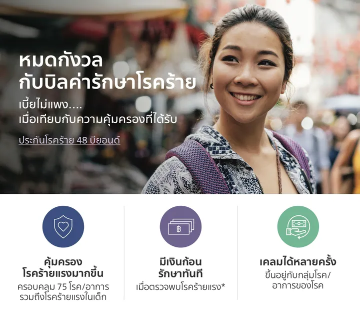 ตัวแทนประกันแนะนำแผน ประกันโรคร้าย 48 บียอนด์